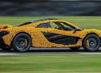 Life-Sized Lego McLaren P1: Hypercar Laps F1 Track news-14092024-053341