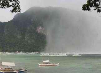 Sudden Microburst Rainstorm Hits Tourist Beach in the Philippines news-14092024-063905