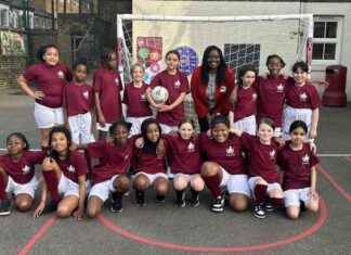 Meeting Girls Football Team Delights MP – Primary School Visit meeting-girls-football-team-delights-mp-primary-school-visit