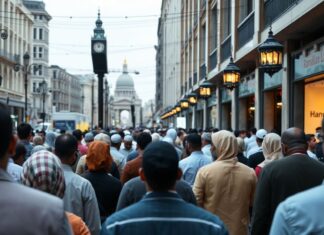 London’s Diverse Communities Come Together for Ramadan Observances London's diverse communities unite for Ramadan observances.